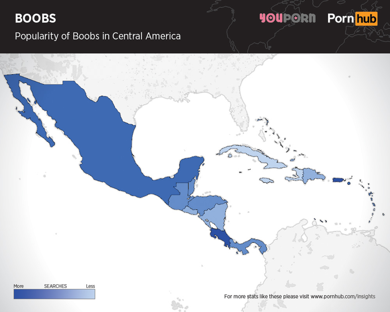 Illustration for article titled Las partes del cuerpo más populares en el porno online de cada país